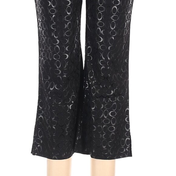 Anna Black cropped Hip huggers vintage 70s Dress Pants Size 1X Plus Size - Picture 3 of 9